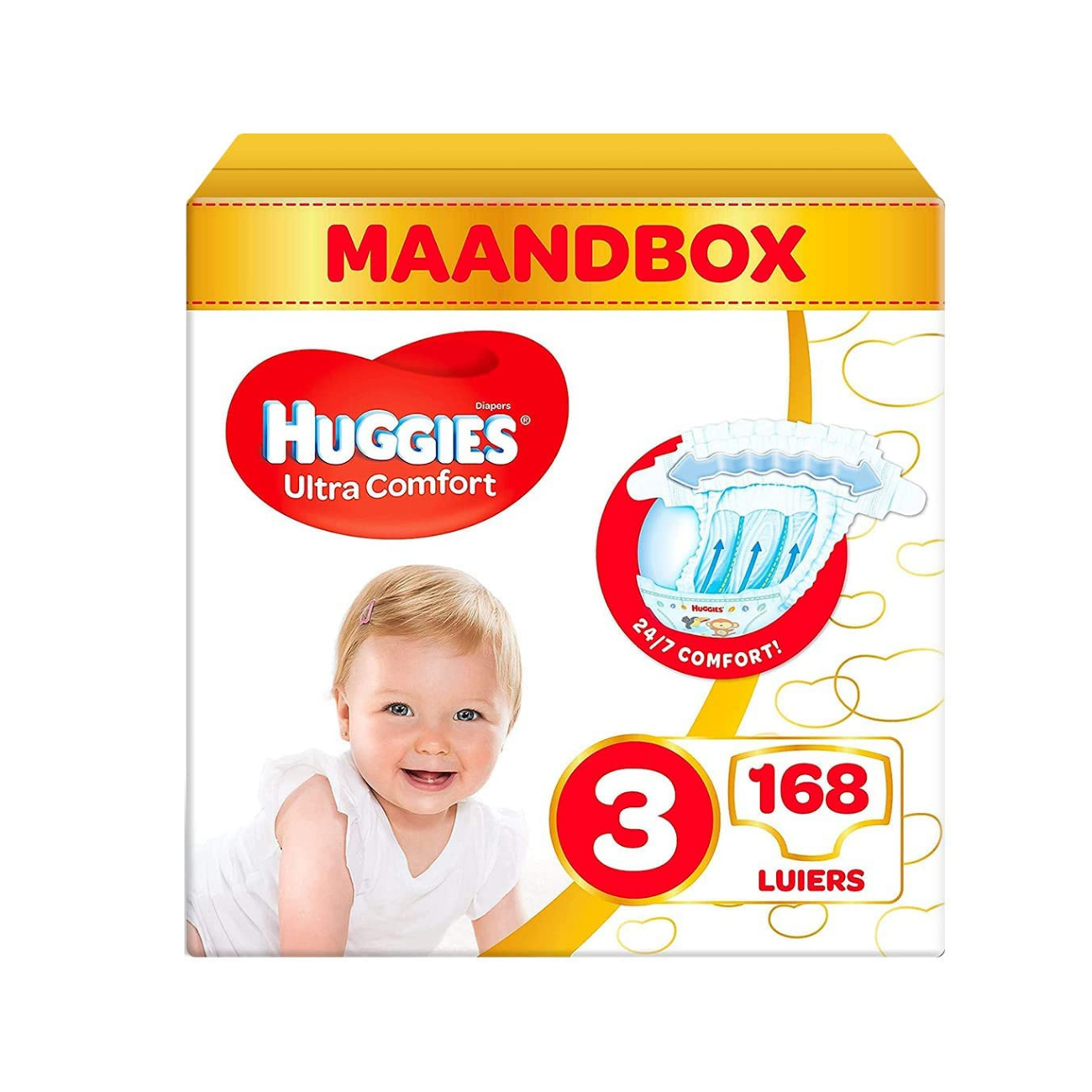 Tot 62% op diverse Huggies luiers en billendoekjes