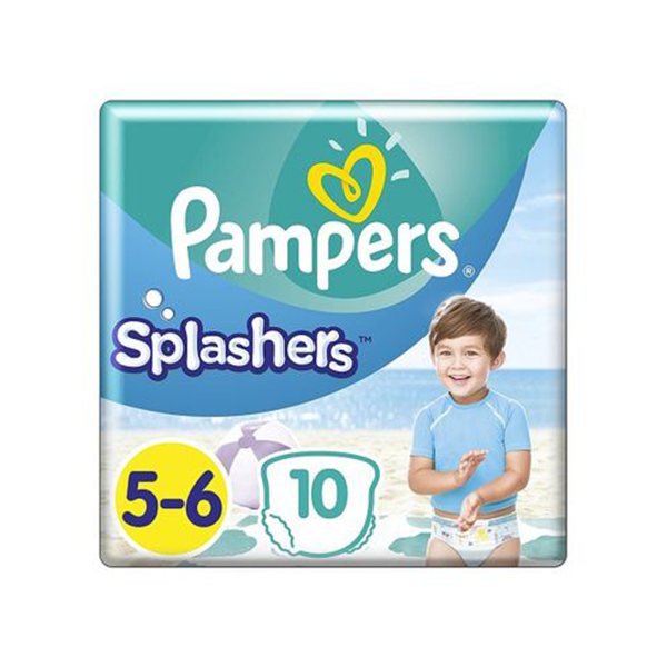 Pampers Splashers Maat 5-6 14+kg Carrypack 10-Luiers