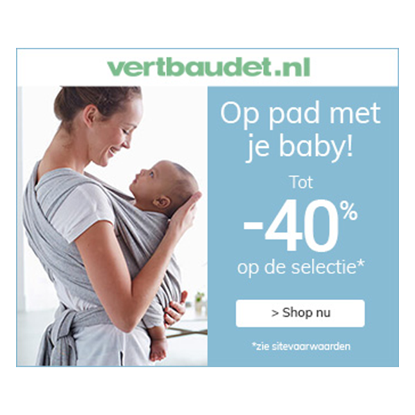 Nu bij Vertbaudet: 25% korting op kleding en schoenen