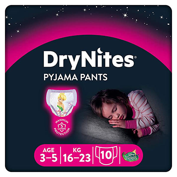 Bespaar 50% op diverse DryNites luierbroekjes
