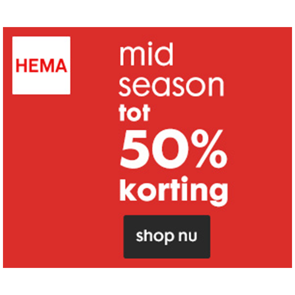 HEMA Mid-Season Sale – Tot 50% korting op diverse baby- en kinderkleding en produkten