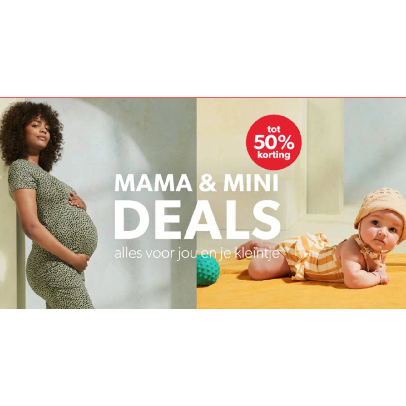 Wehkamp Mama & Mini tot 50% korting deals