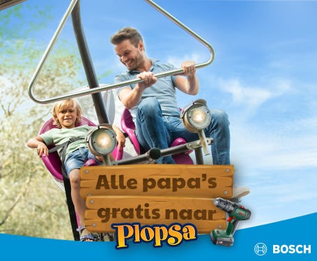 Alle Papa’s gratis naar Plopsa Kortingscode!