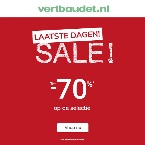 Laatste Dagen Sale bij Vertbaudet: tot 70% korting! SHOP NU!
