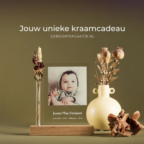 Cadeautip: Geboorteplaatje – Unieke kraamcadeau met naam vanaf €19,00