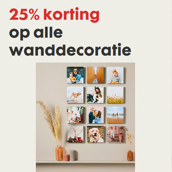 Nu bij HEMA 25% korting op alle wanddecoratie met deze kortingscode