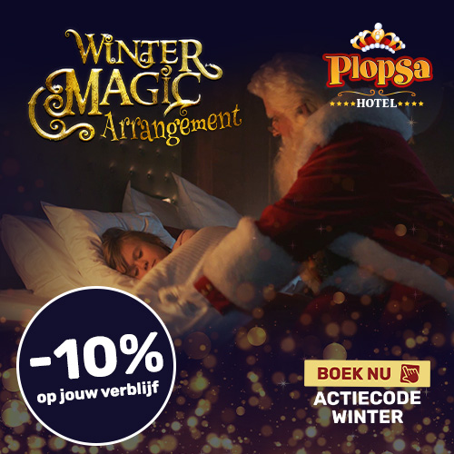 Actiecode: Geniet van Winter Magic in Plopsaland De Panne met 10% KORTING op je verblijf!