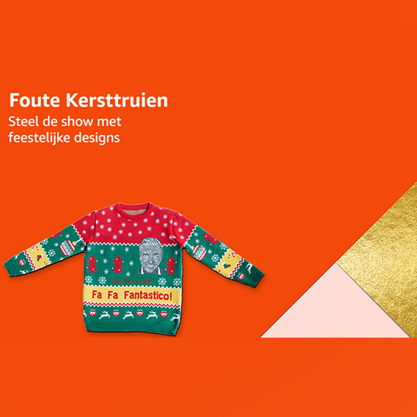 Op zoek naar foute kersttruien voor het hele gezin? Bekijk de kersttruien assortiment bij Amazon.nl