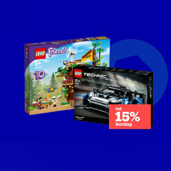 Tot 15% KORTING op diverse Lego bij Bol.com