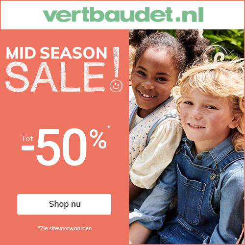 Nu bij Vertbaudet – Midseasonsale: tot 50% korting! SHOP NU!