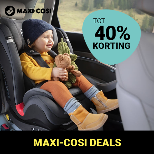 Tot 40% KORTING op Maxi-Cosi’s bij Van Asten BabySuperstore