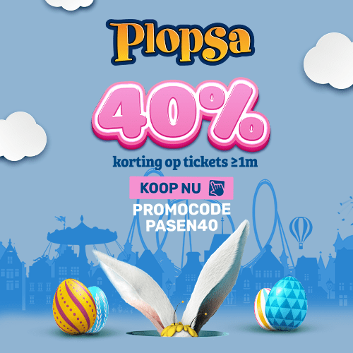 PLOPSA COO actie: 40% korting op tickets!