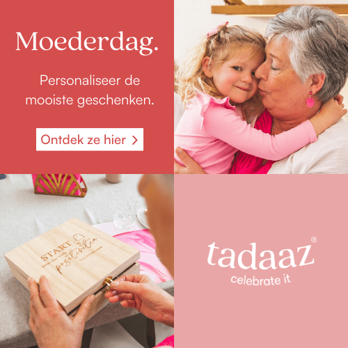 Tadaaz: 10% KORTING op gepersonaliseerde Moederdagcadeaus