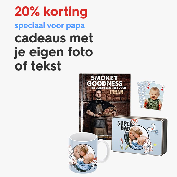 HEMA kortingscode: 20% korting op alle fotocadeaus voor vaderdag