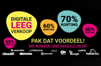 Digitale Leegverkoop tot 70% korting bij Van Asten BabySuperstore