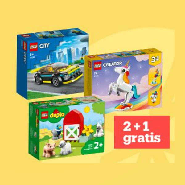 Sinterklaascadeautip – Bol LEGO actie: 2+1 gratis op LEGO schoencadeautjes