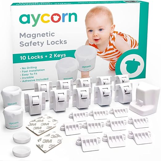 Aanbieding: AYCORN Magnetische kind- en babysloten voor kasten