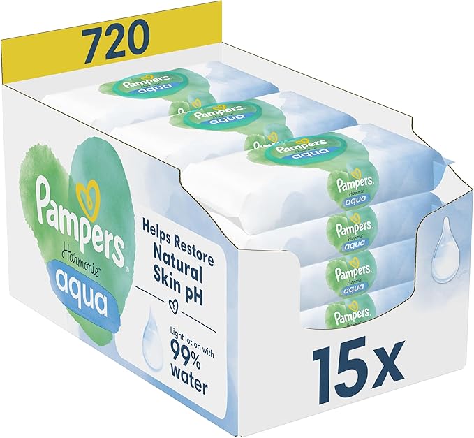 Aanbieding: Pampers Billendoekjes Harmonie Aqua